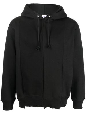 The Salvages Reconstructed pullover hoodie - Black