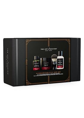The Sandalwood Collection 4-Piece Perfect Shave Kit
