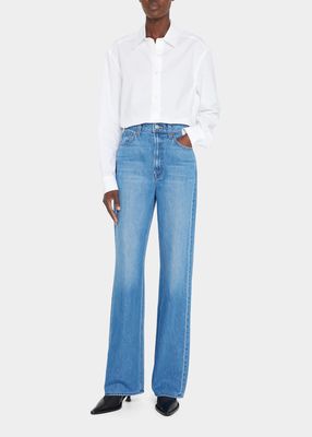 The Savory Heel High-Rise Wide-Leg Jeans