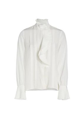 The Sharon Silk Crepe Blouse