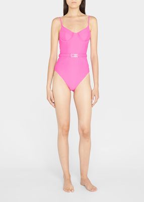 The Spencer Belted One-Piece Swimsuit