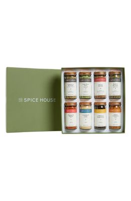 THE SPICE HOUSE Best Sellers Deluxe 8-Piece Spice Collection in Green