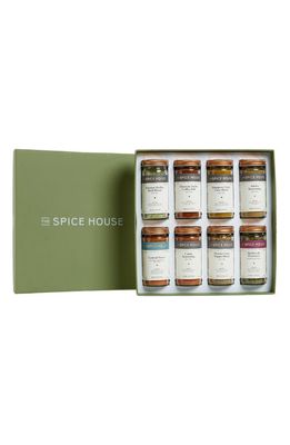 THE SPICE HOUSE Salt-Free Deluxe 8-Piece Spice Collection in Green