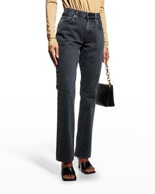 The Stratton Mid-Rise Slim Bootcut Jeans