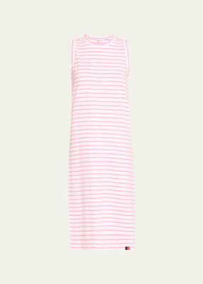 The Tank Cotton Stripe Midi Dress