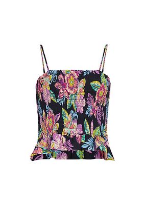 The Topper Floral Crop Top