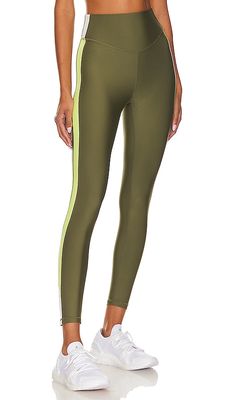 THE UPSIDE Beat 25in High Midi Pant in Olive