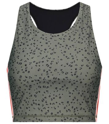 The Upside Bianca leopard-print sports bra