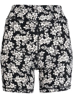 The Upside Bloom 5IN Spin floral-print shorts - Black