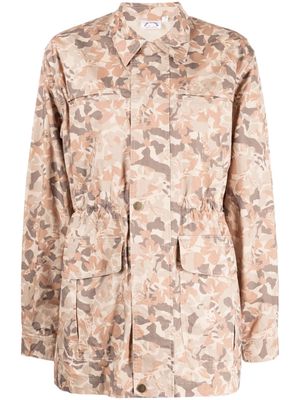 The Upside camouflage-print organic cotton jacket - Brown