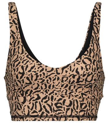 The Upside Candice leopard-print sports bra