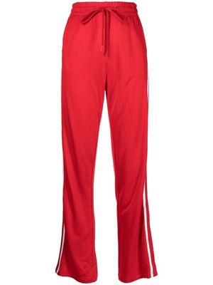 The Upside Celeste side-stripe track pants - Red