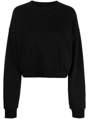 The Upside embroidered-logo organic cotton sweatshirt - Black