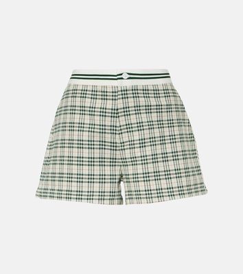 The Upside Grove Tommy cotton-blend shorts