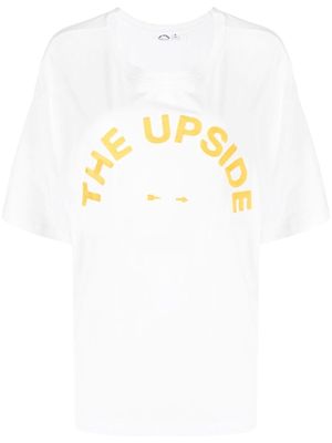The Upside Laura logo-print T-shirt - White