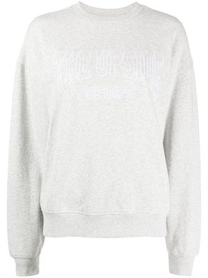 The Upside logo-embroidered organic cotton sweatshirt - Grey