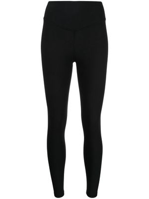 The Upside logo-print elasticated-waistband leggings - Black