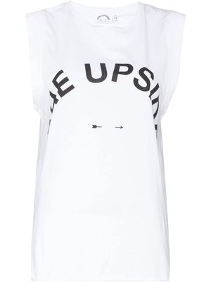The Upside logo-print tank top - White