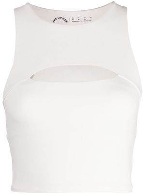 The Upside Milena cut-out top - White