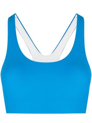 The Upside Peached Jade logo-print sports bra - Blue