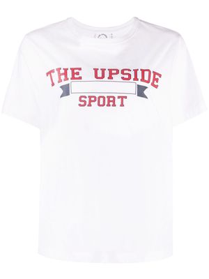 The Upside Raquette Jodhi logo-print T-shirt - White