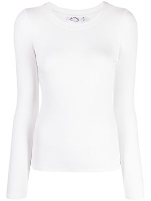 The Upside round-neck ribbed T-shirt - White