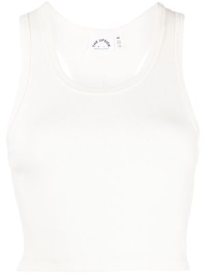 The Upside round-neck ribbed tank top - White