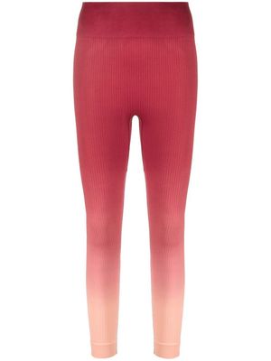 The Upside seamless gradient-effect leggings - Red