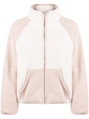 The Upside shearling zipped jacket - White