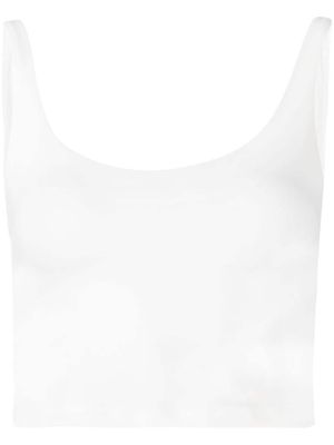 The Upside Tess logo-print sleeveless top - White