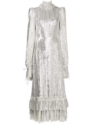 The Vampire's Wife If I Only Had A Heart lamé dress - Silver