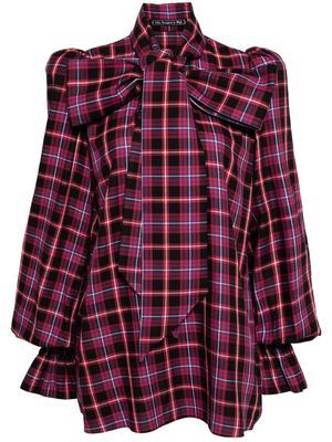 The Vampire's Wife The Mythical checked cotton blouse - Red
