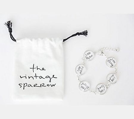 The Vintage Sparrow "I AM" Positive Affirmation Bracelet