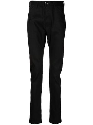 The Viridi-Anne mid-rise slim-cut trousers - Black
