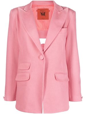 Thebe Magugu BUBBLE GUM BACKLESS JACKET - Pink