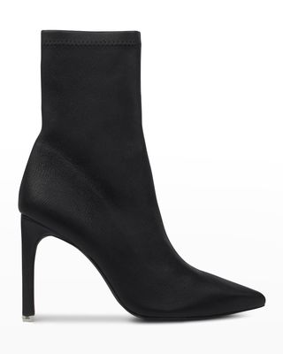 Thelma Stretch Stiletto Ankle Booties
