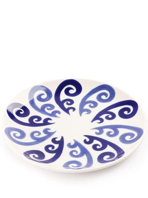 Themis Z Athenee Peacock dessert plate - White