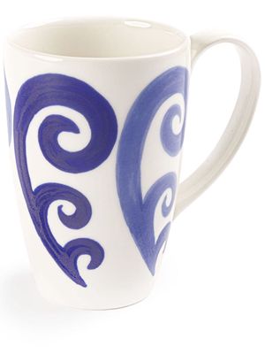 Themis Z Athenee Peacock mug - White