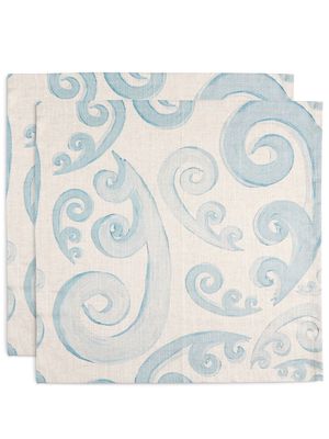 Themis Z Athenee Peacock napkin - Neutrals