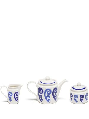 Themis Z Athenee Peacock tea set - White