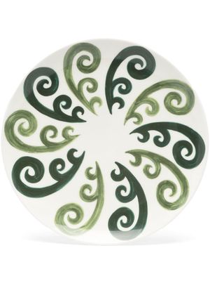 THEMIS Z GR Athenee Peacock charger plate - White