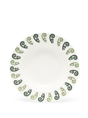 THEMIS Z GR Athenee Peacock soup plate - White