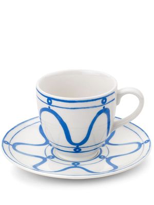 Themis Z Serenity tea cup and saucer set - White