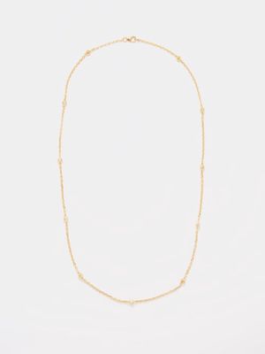 Theodora Warre - Cubic Zirconia & 18kt Gold-plated Necklace - Womens - Gold Multi