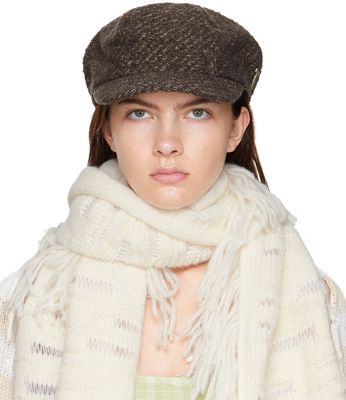 TheOpen Product Brown Newsboy Cap