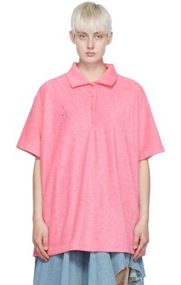 TheOpen Product Pink Cotton Polo