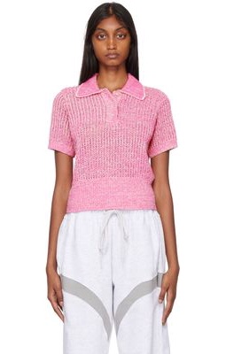 TheOpen Product Pink Glitter Polo
