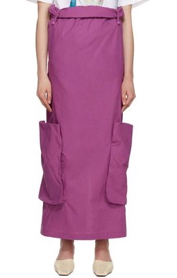 TheOpen Product Purple Rolled Maxi Skirt