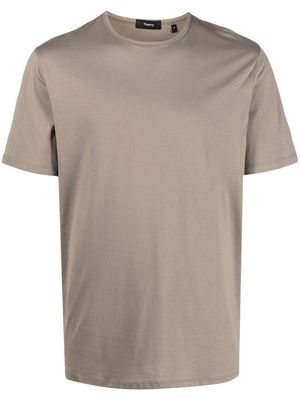 Theory basic round-neck T-shirt - Neutrals