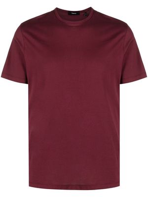 Theory basic round-neck T-shirt - Red